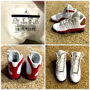 Air Jordan retro 13 they are in good condition is size 5.5 in boys, in women 7